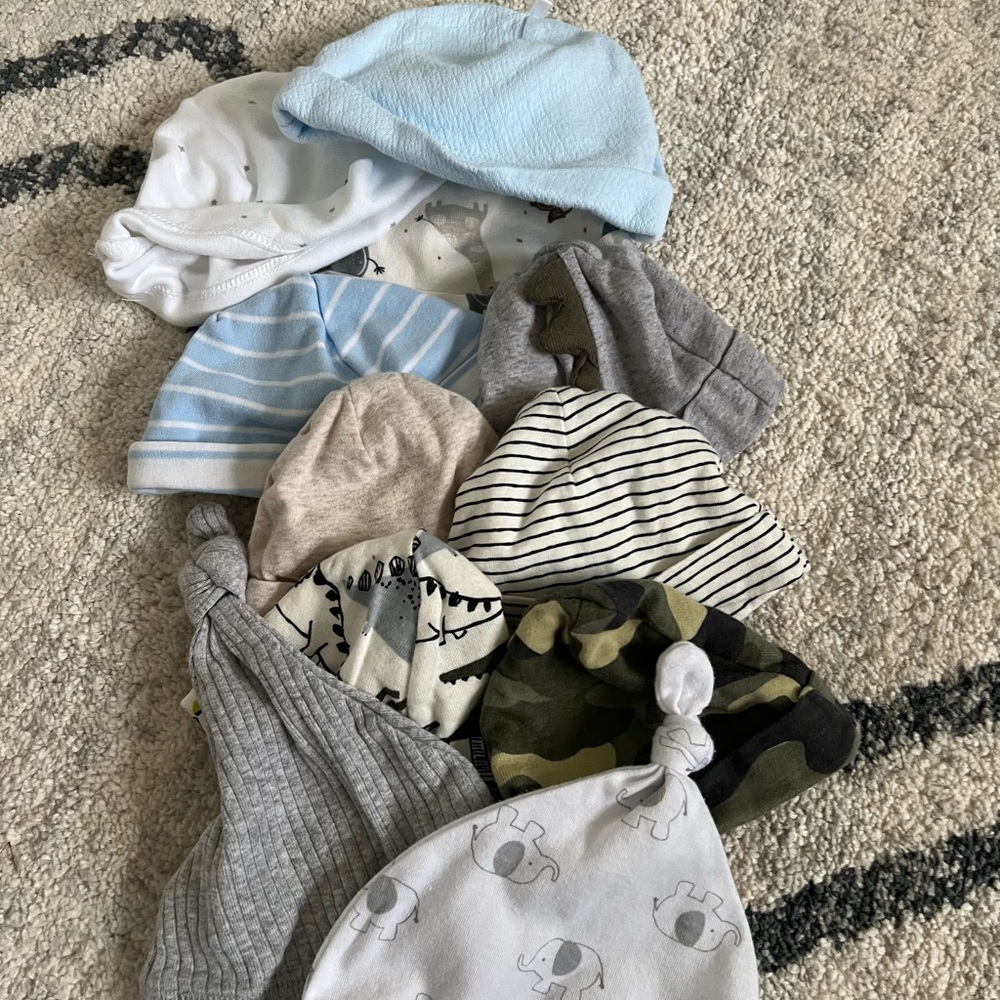 Assortment Baby Boy Newborn Hats